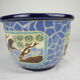 Old pot flowers cache pot mosaic mosaic vintage mosaic flowerpot