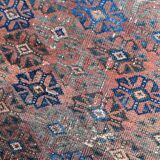 Old carpet Afghan Belutch 85x136 cm