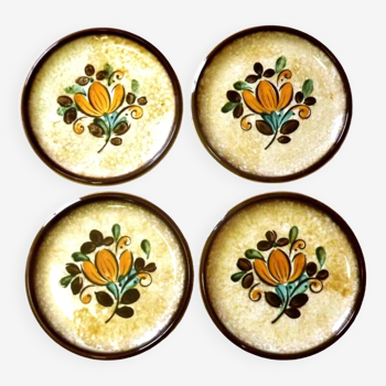 Set de 4 assiettes, Vintage Boch La Louvière Corfou Collection