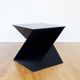 Table basse bout de canapé "origami" 1980