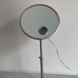 Vintage chrome Brot mirror, magnifying and illuminating, on adjustable stand, France 1960