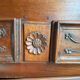 Buffet man standing china cabinet