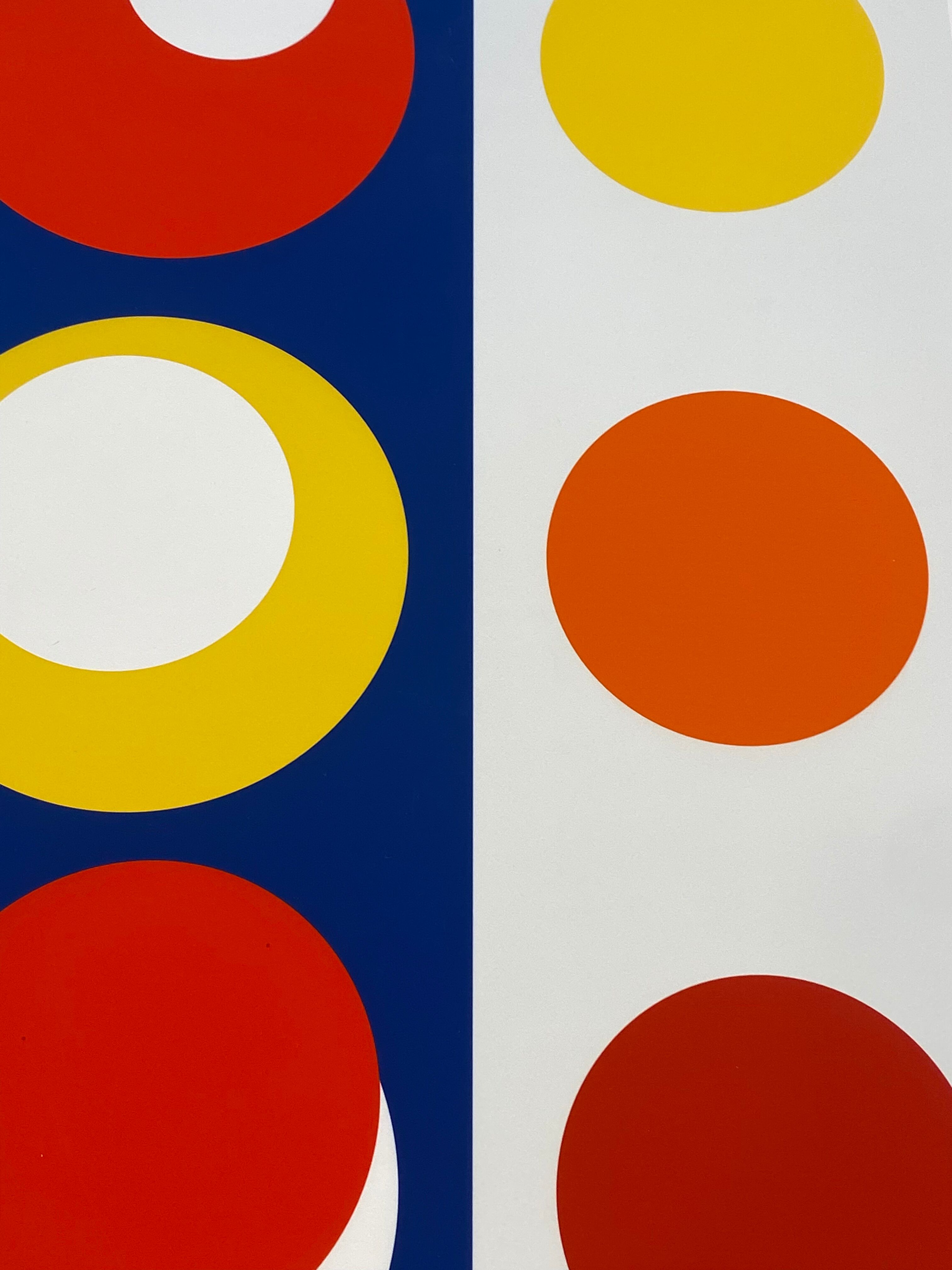 Silkscreen print by Geneviève Claisse 2010s
