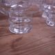 9 vintage engraved champagne glasses 1950