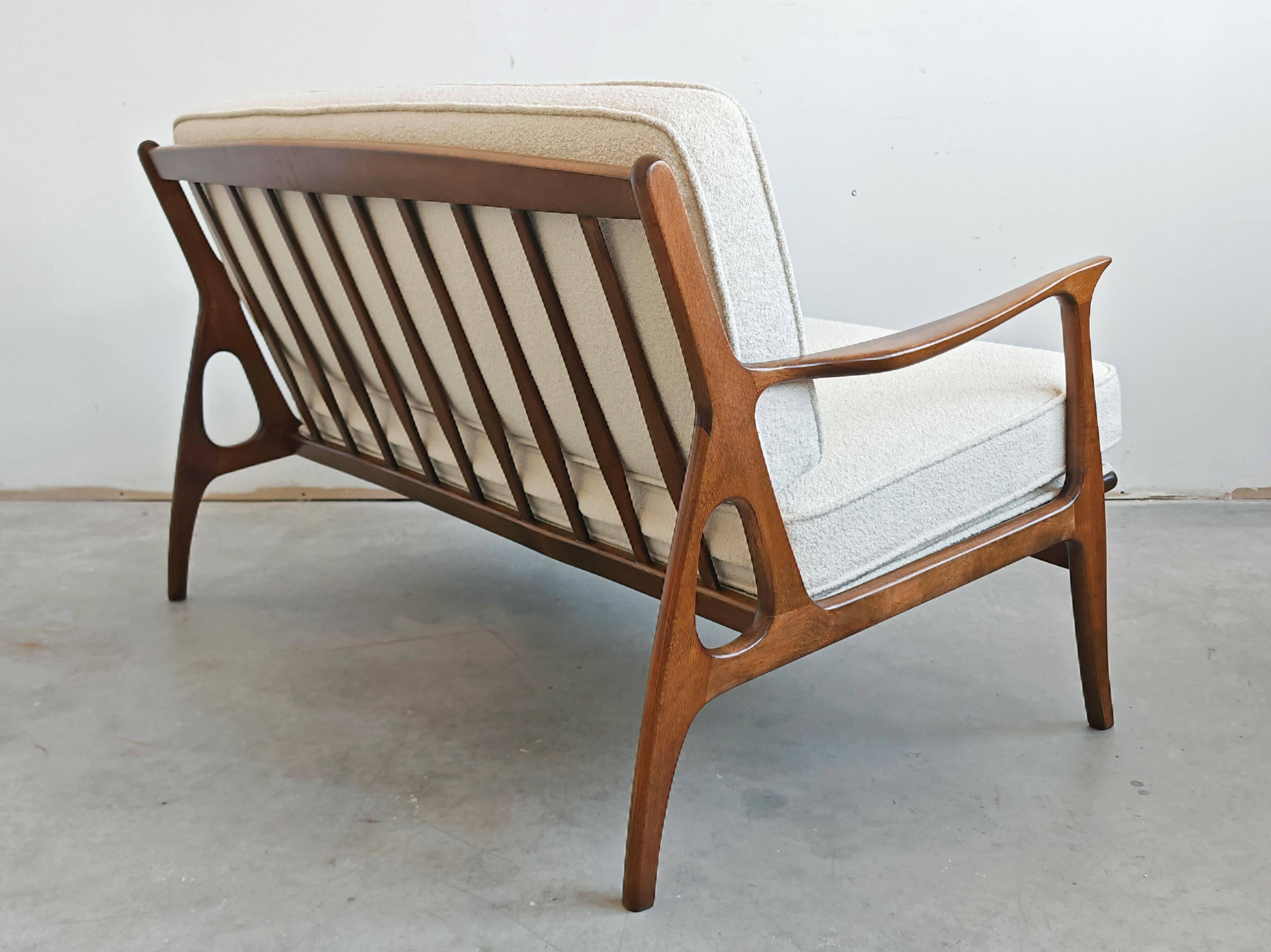 Mid-Century Modern Loveseat attributed to Arne Vodder 1960