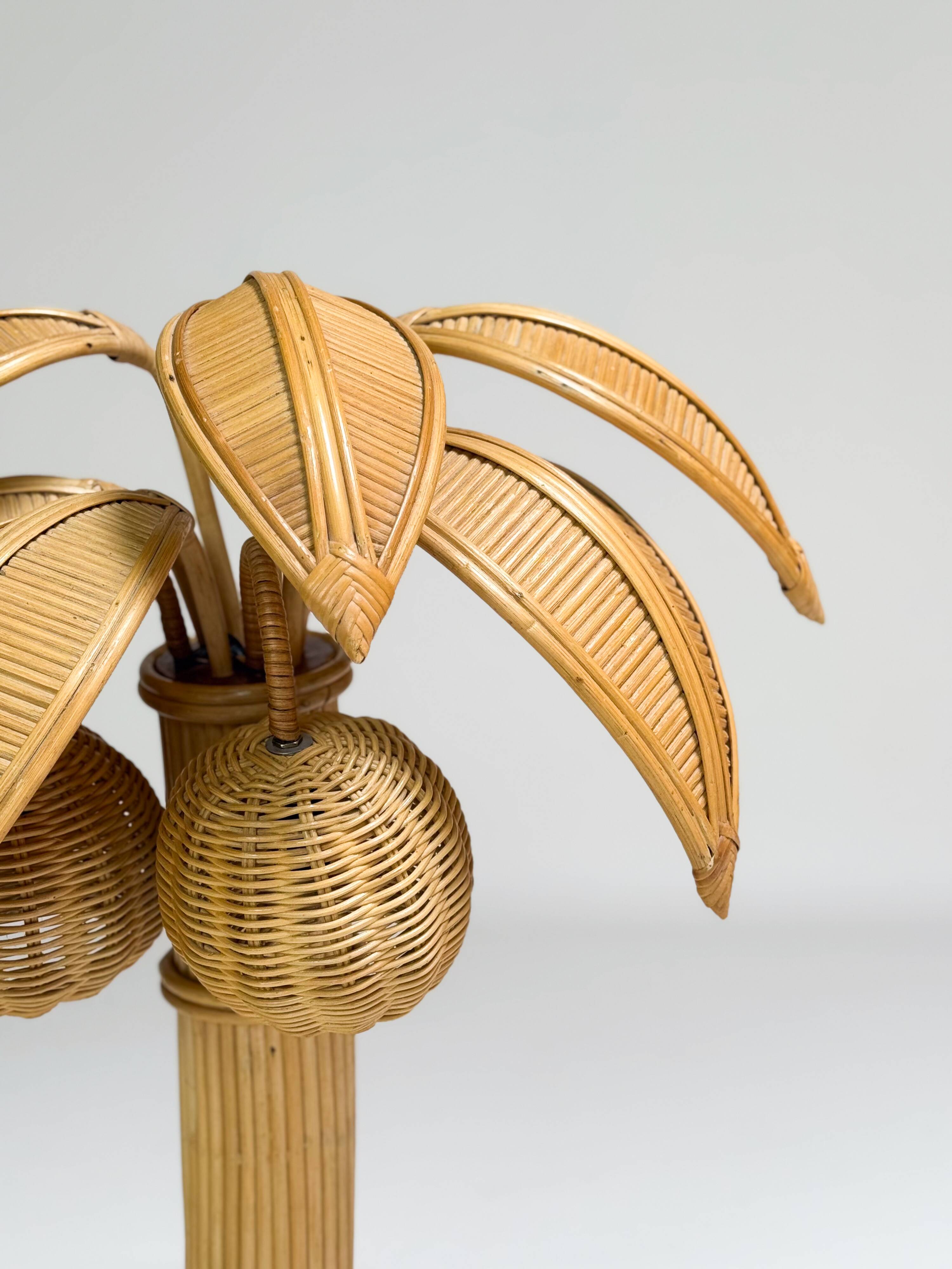 Vintage palm tree lamp