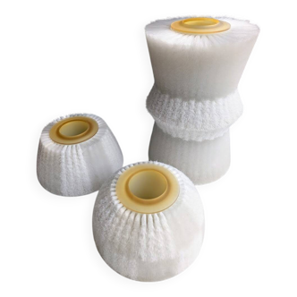 Set of three designer vases