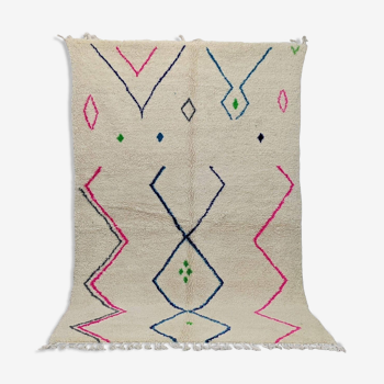 Tapis Marocain berbère 250 x 157 cm tapis Azilal en laine