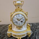 Fireplace set signed Planchon, 19th century