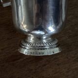 18th century silver cup with fluted shower foot Soulard P de Girard