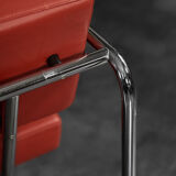 Fauteuils scandinaves bauhaus chrome