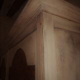 Old wardrobe all solid oak and marquetry