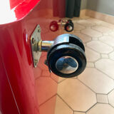 Lacquered red tv cabinet