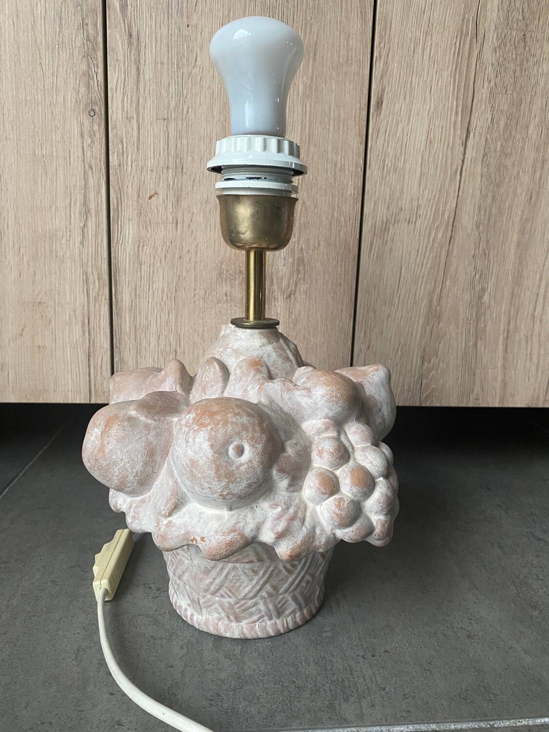 Fruit basket lamp base