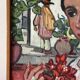 Spanish woman with a red bouquet, signed 1978.