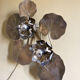 Large water lily wall lamp from the Florart house, 1960s-1970s