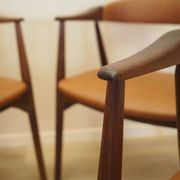 6 chaises danoises en teck, années 1970