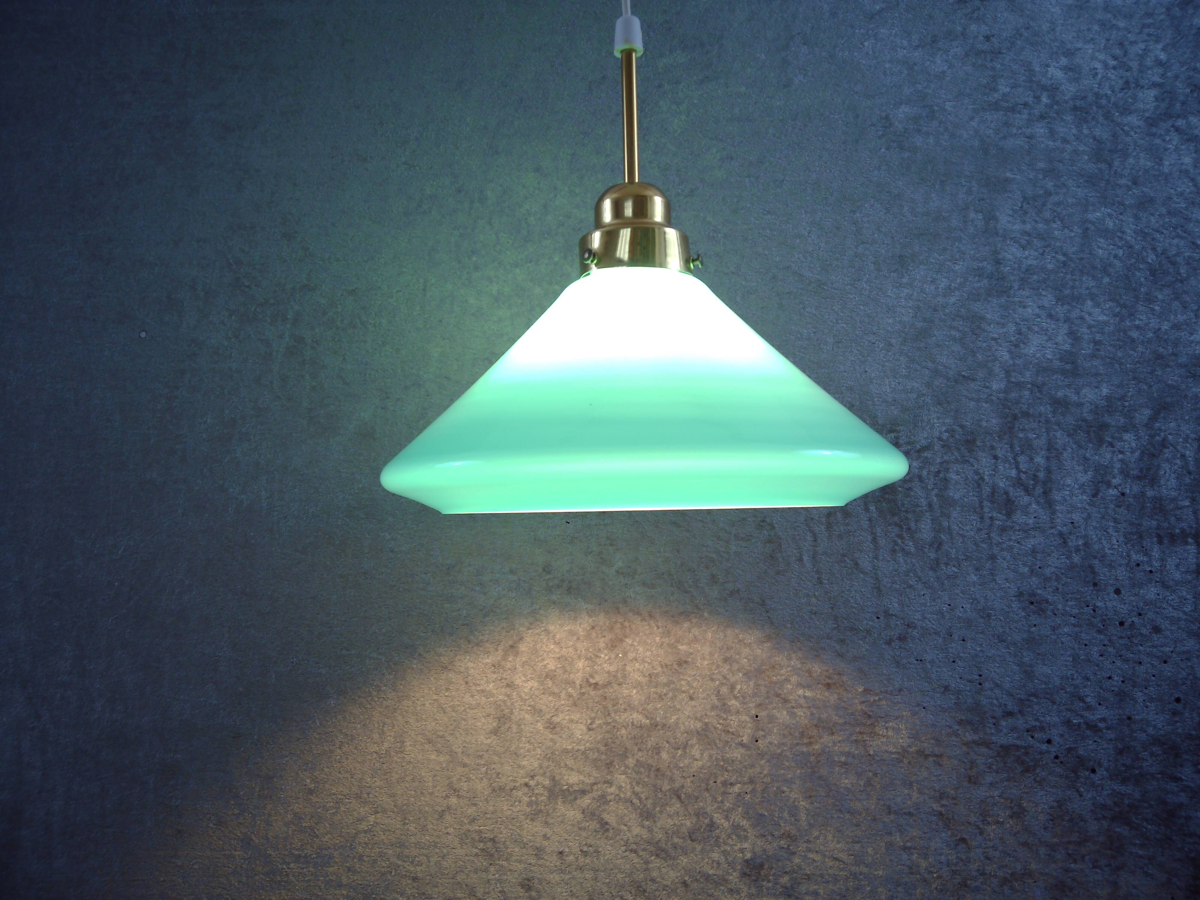 Turquoise shoemaker lamp