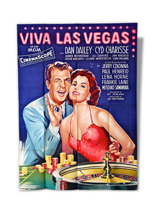 Affiche de cinéma viva las vegas