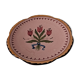 Flat plate cracked flowery