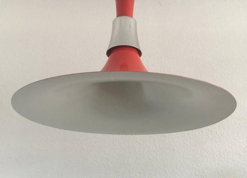 Vintage Danish suspension by Bent Nordsted for Lyskaer, 1970s.