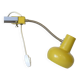 Space Age style lamp / Vintage yellow bookshelf light / Mid-century modern