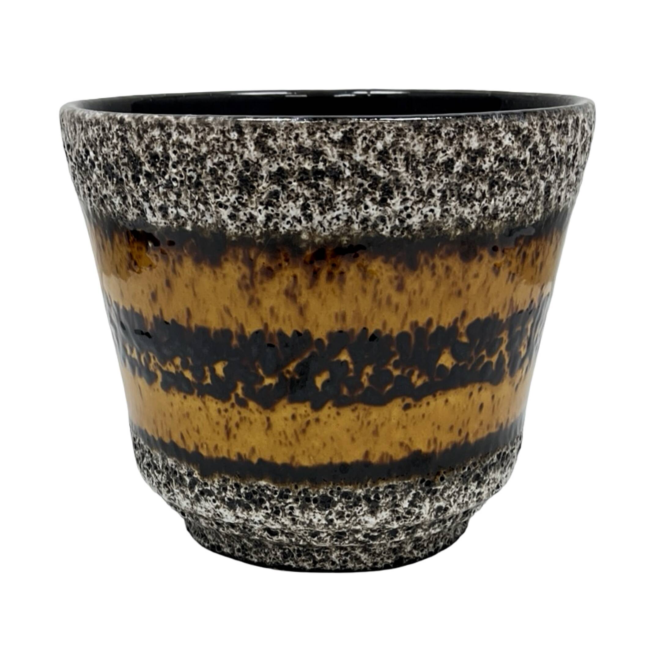 German Scheurich Fat Lava West Germany flowerpot, 1970s