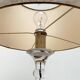 Mid-century German Tiffany glass table lamp by Ingo Maurer, 1960s.