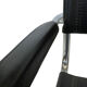 Set of 6 bauhaus cantilever chairs black leather and chrome design