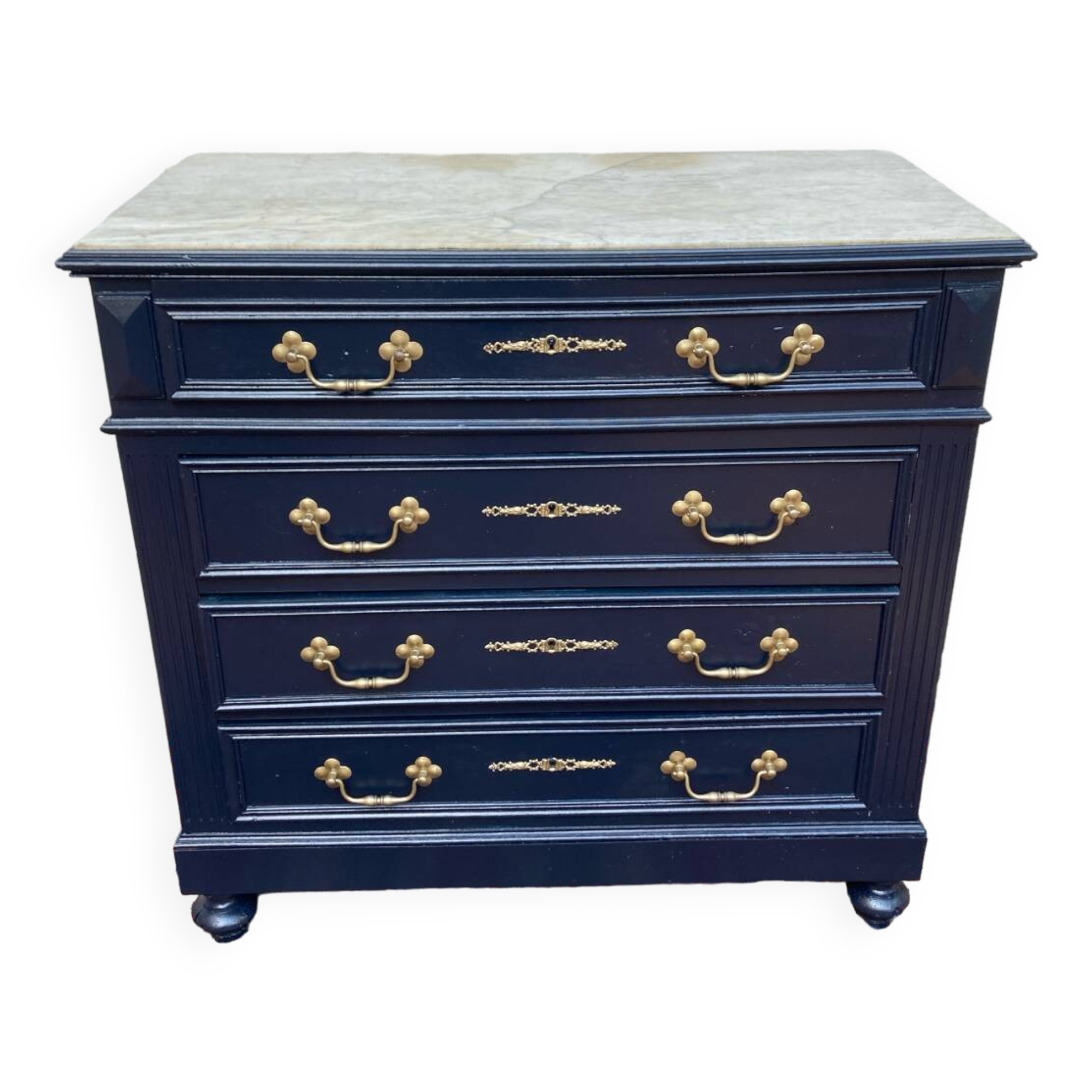 Chest of drawers with marble