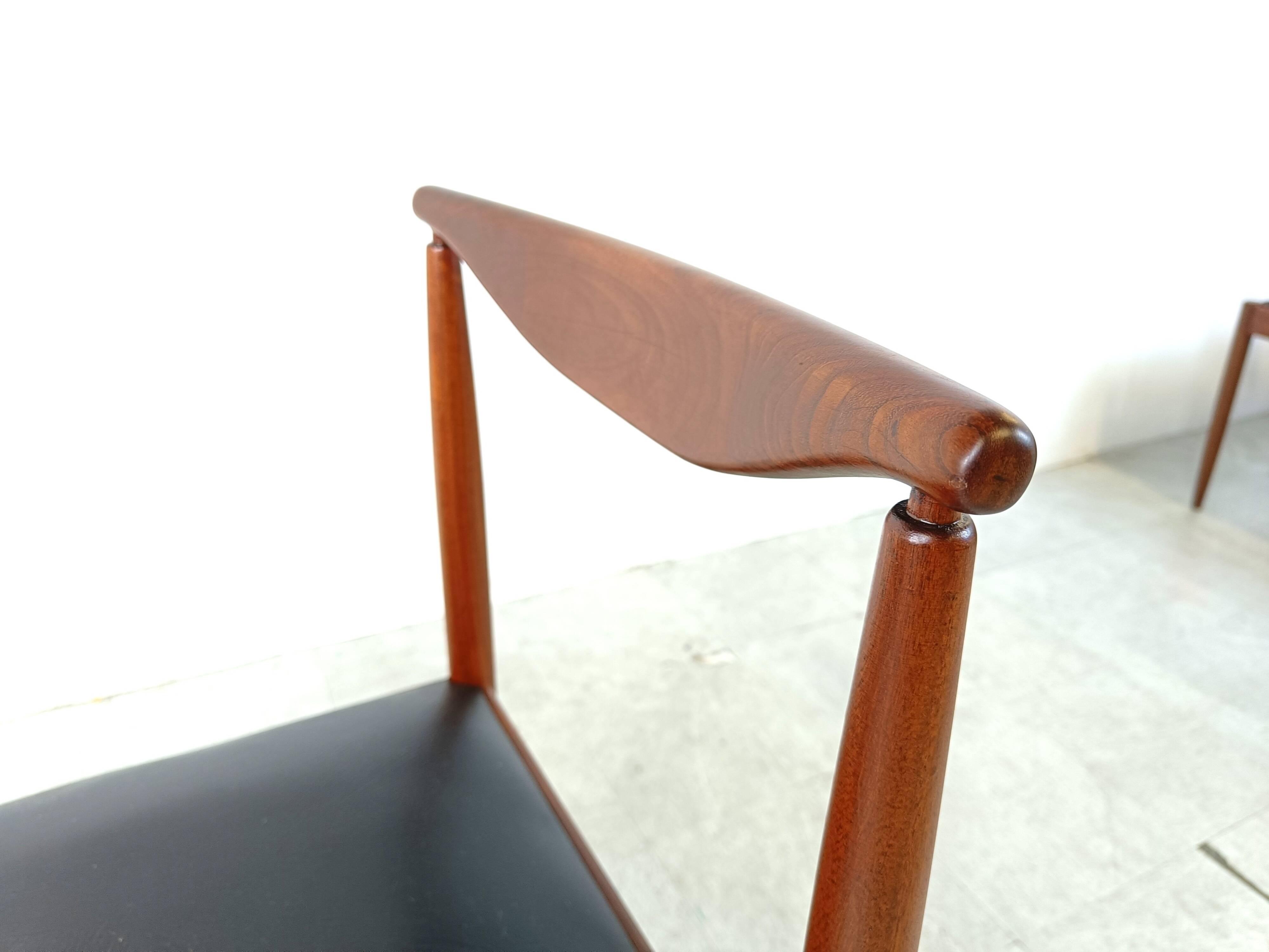 Mid century scandinavian dining chairs, 1960s