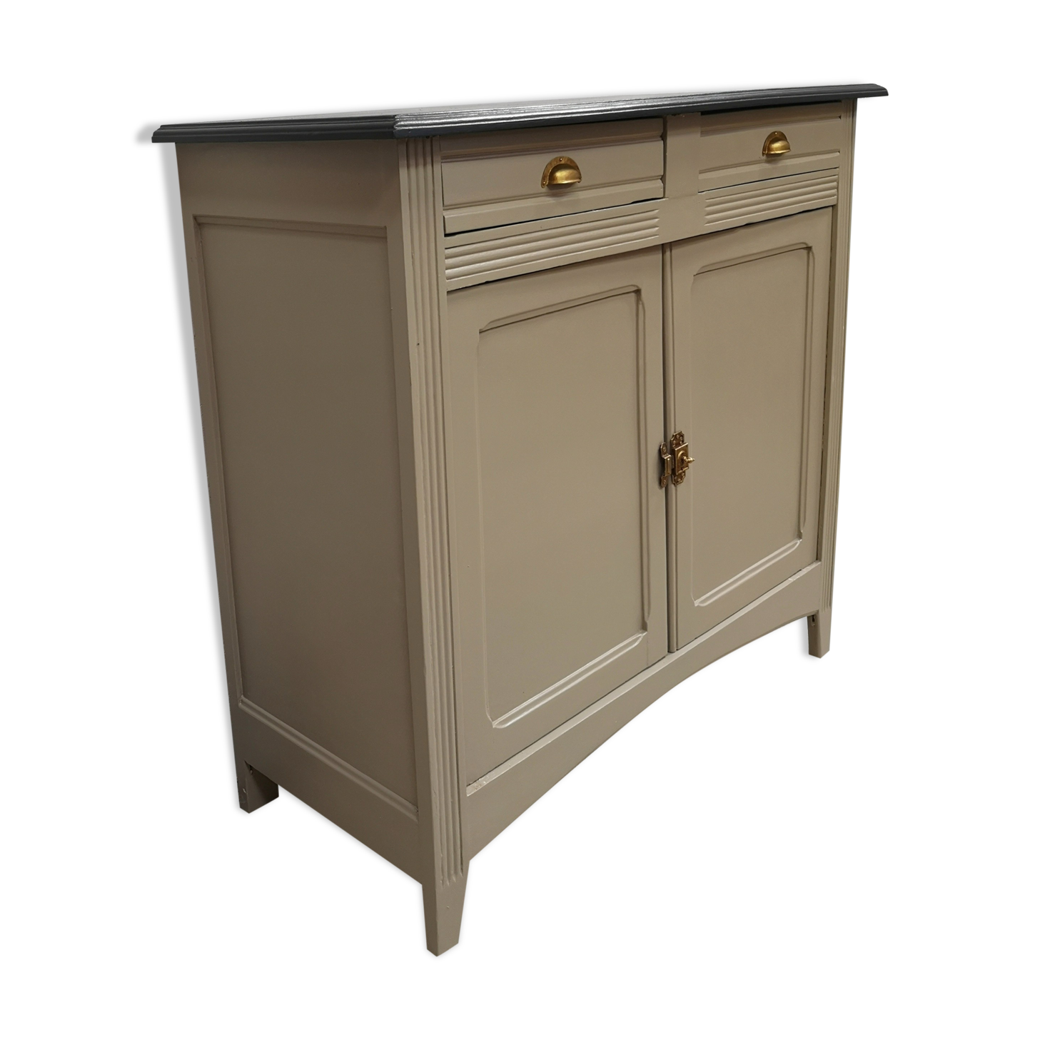 Buffet old Parisian patina shabby chic gustavien loft