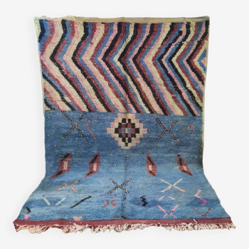 Berber bohemian handmade wool rug 250 X 150 CM