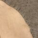 Tapis rond fourrure grise 70cm