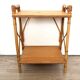 Vintage rattan bedside table