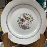 Set of 10 flat plates Digoin & Sarreguemines Nanteuil