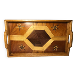 Wooden serving tray