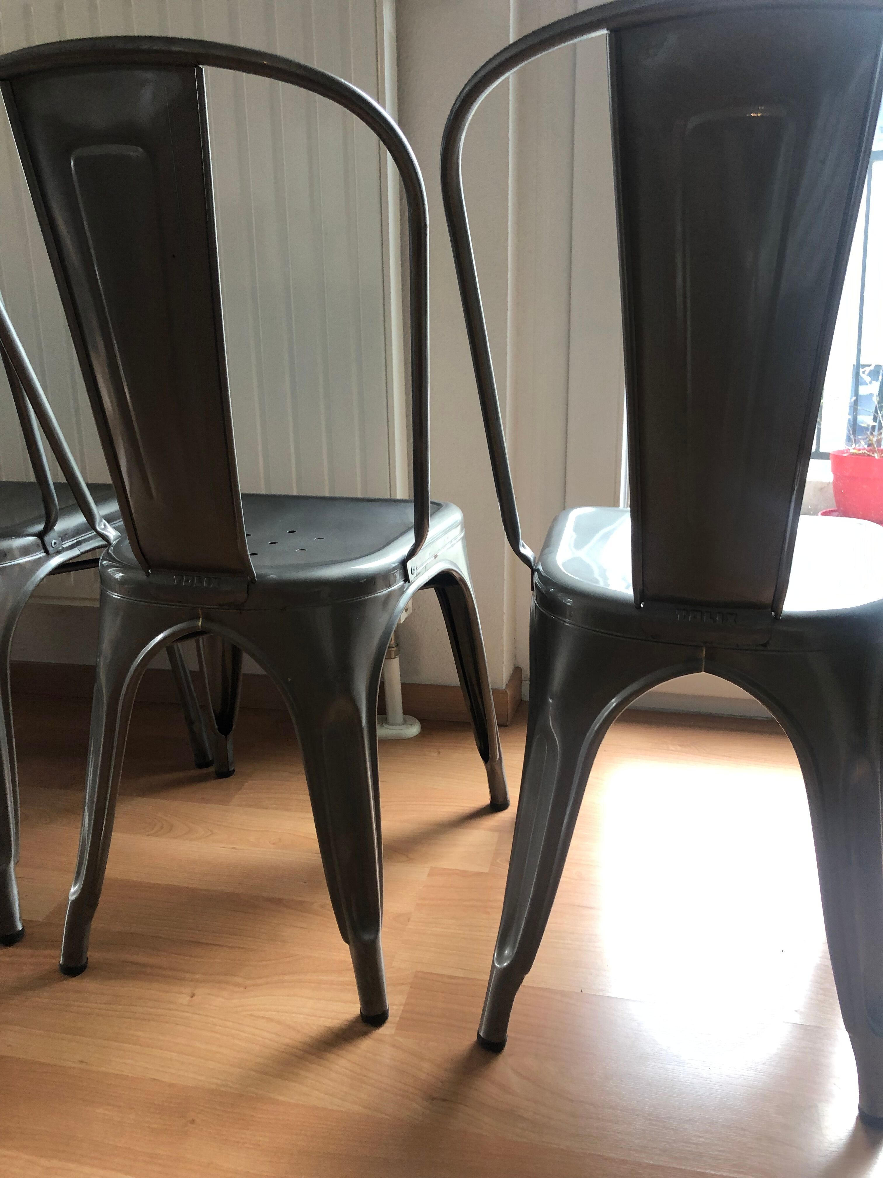 Set of 4 chairs A Tolix