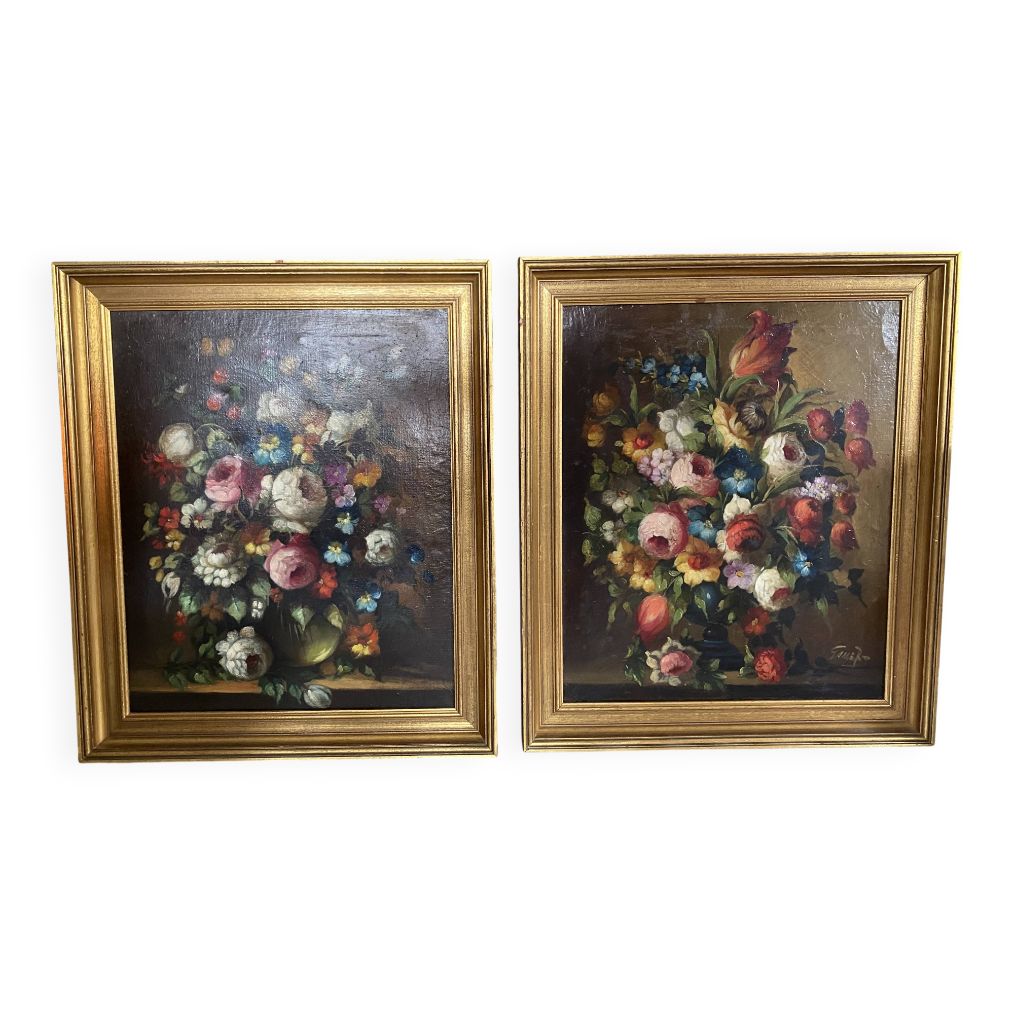 Oil painting / classic floral paintings