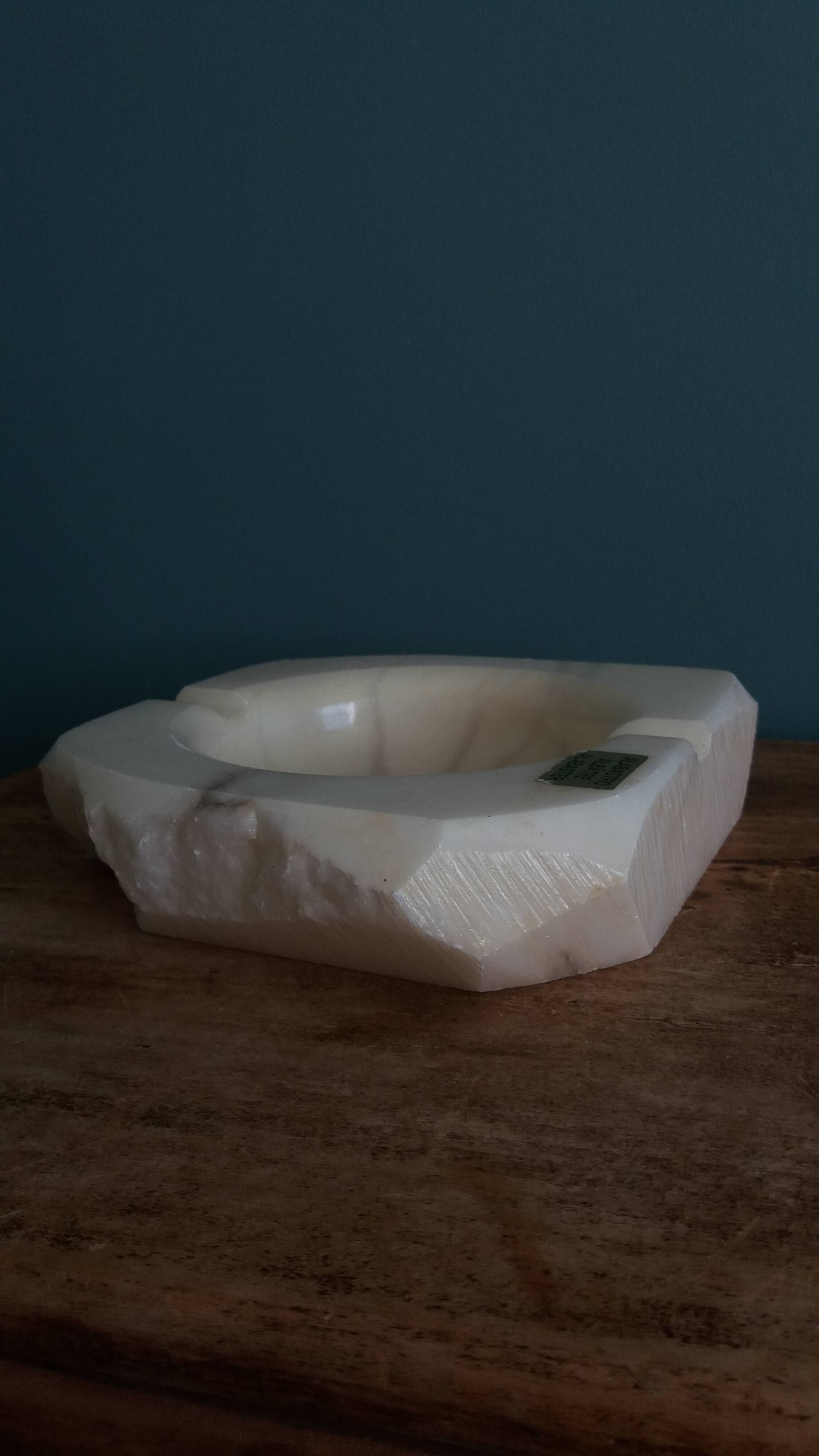 Alabaster ashtray, Italy