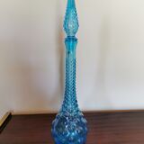 Light blue bubble decanter