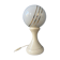 Lampe de table Space Age en verre opalin blanc