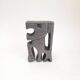 Brutalist sculpture of a stylised lion by Willy Ceyssens.