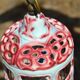 Antique Italian ceramic birdcage