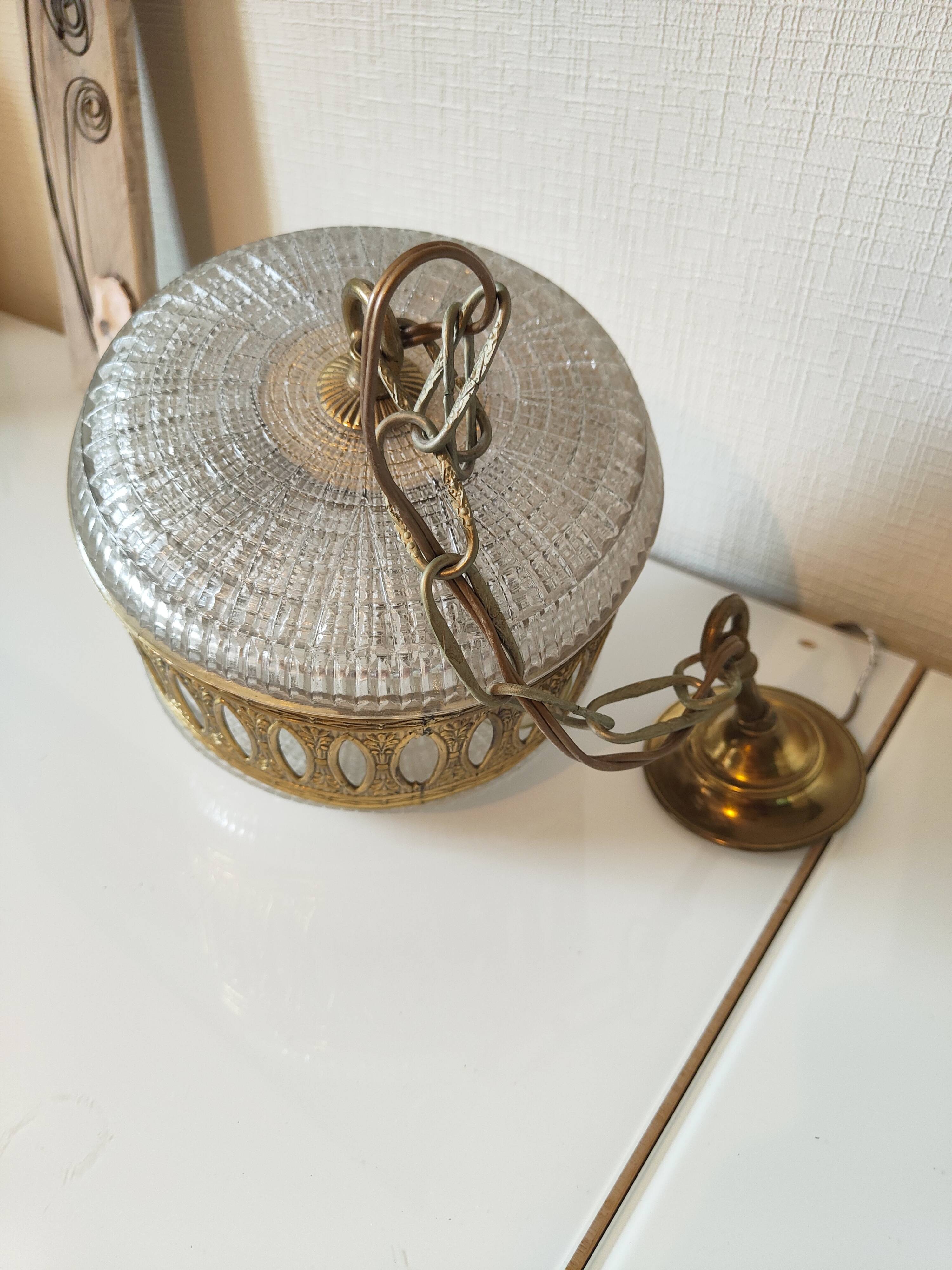 Lucien Gau style chandelier