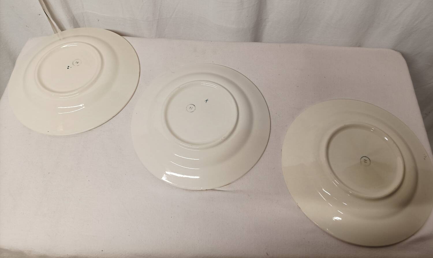 Service assiettes creuses et compotier" Terre de Fer"