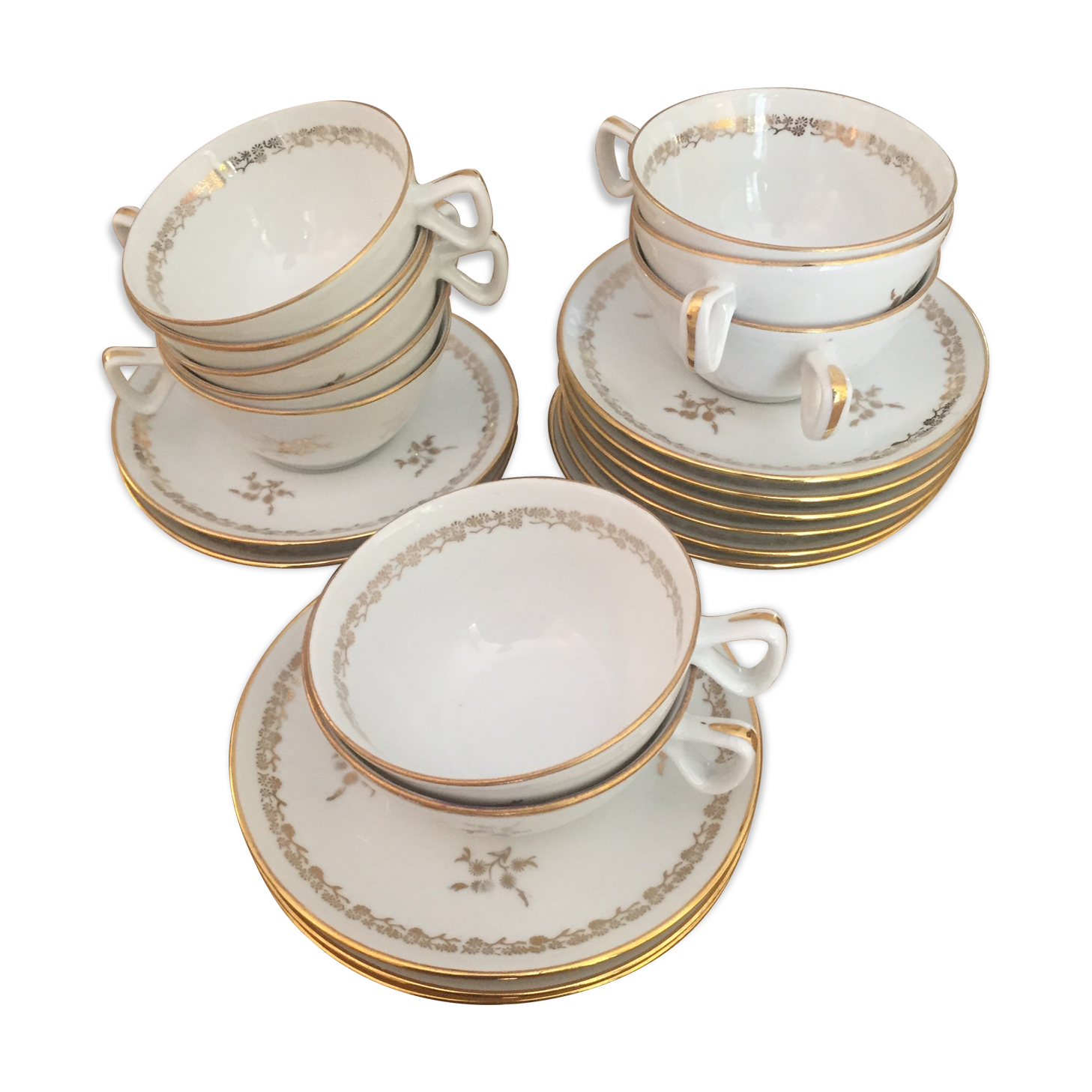 10 tea cups or porcelain coffee