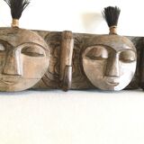 Wooden clothing rack, African work, 20th