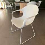 6 Elephant Kristalia armchairs with sled base