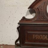 Pediment or top of furniture in natural wood XIX century